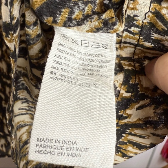 Cleobella Alicia Blouse Long Sleeve Organic Cotton Pattern - Small NWT - Picture 8 of 10